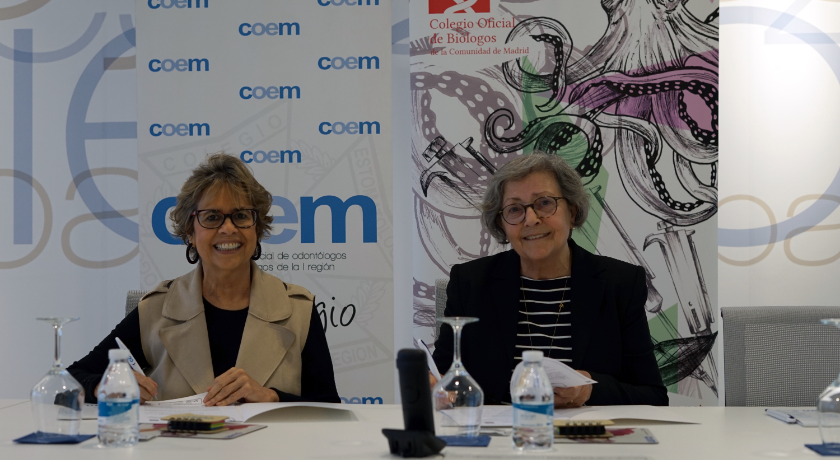 El COEM firma un acuerdo de colaboración con el Colegio de Biólogos de Madrid (COBCM)