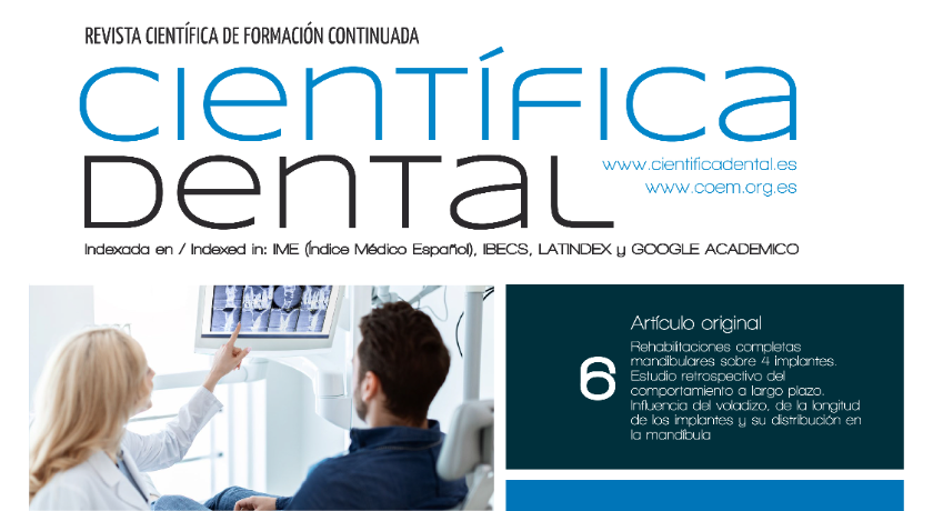 Ya disponible el número de abril 2026 de Científica Dental 